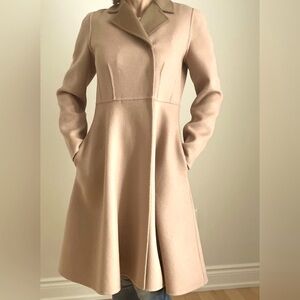 QUICK SALE 🇮🇹 MaxMara $1,250 XS/S (US2) light angora Wool coat Coat
